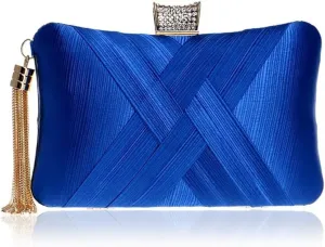 Womens Evening Clutch Purse Chain Crossbody Purse Crystal Shoulder Handbag Elegant Evening Bag for Wedding Party Prom