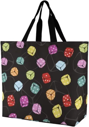 Wow-cool Women's Tote Bag Built-In Pockets Single Shoulder Tote Bag Interior Spacious Travel Shopping Bag