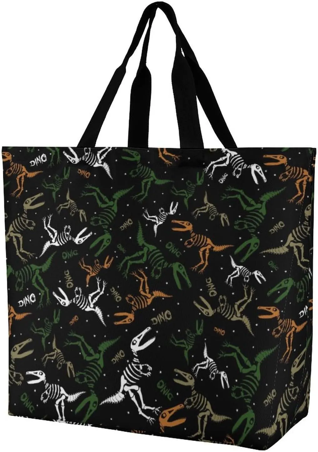 Wow-cool Women's Tote Bag Built-In Pockets Single Shoulder Tote Bag Interior Spacious Travel Shopping Bag