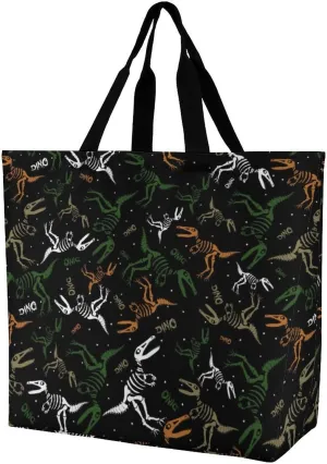 Wow-cool Women's Tote Bag Built-In Pockets Single Shoulder Tote Bag Interior Spacious Travel Shopping Bag