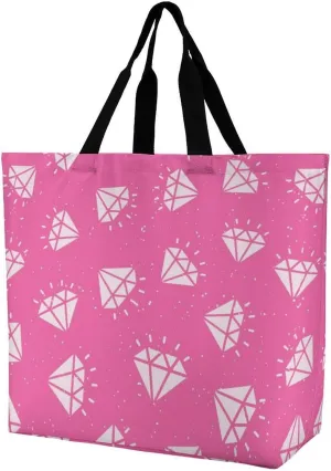 Wow-cool Women's Tote Bag Built-In Pockets Single Shoulder Tote Bag Interior Spacious Travel Shopping Bag