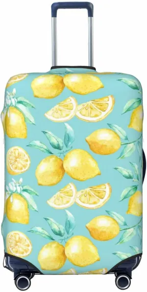 Yellow Lemon Luggage Cover,Washable Suitcase Covers Fashion Luggage Covers,Anti-Scratch Suitcase Protector Cover
