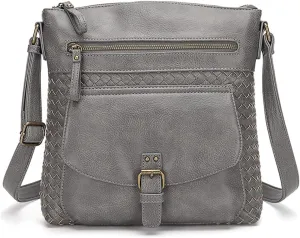 Yohora Shoulder Bag for Women Hobo Crossbody Purse Leather Tote Handbag Roomy Messenger Satchel for Work Daily Travel